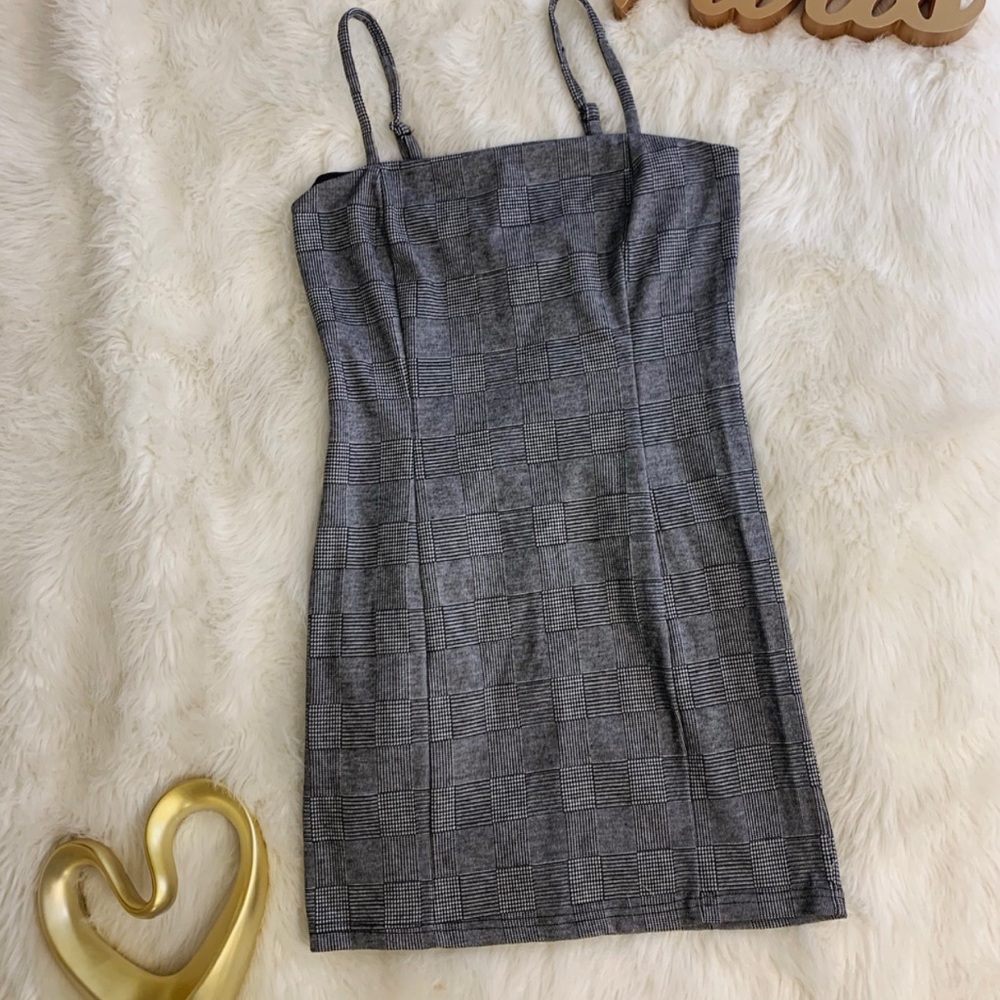 Forever21 plaid bodycon dress